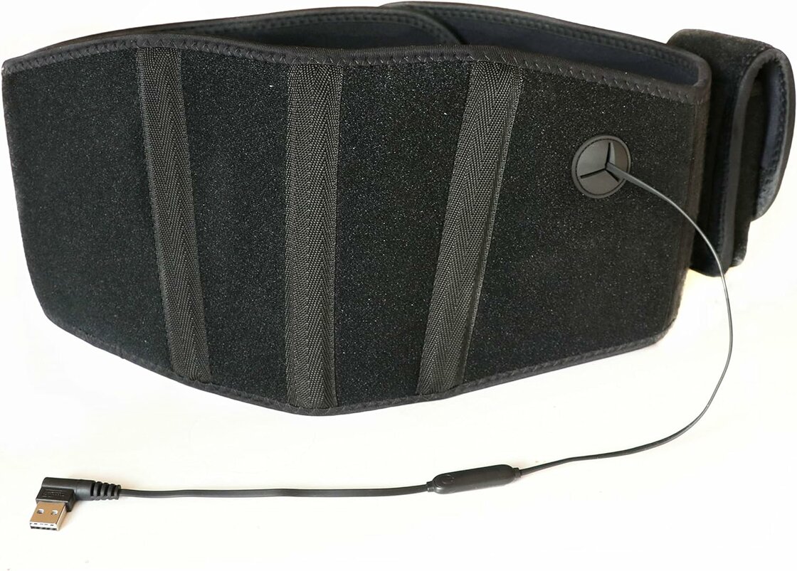 Verwarmde warmtegordel (rug verwarmer)