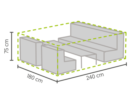 DistriCover Loungeset hoes 240x180x75 cm