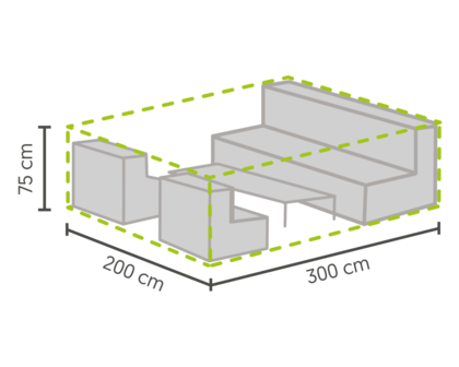 DistriCover Loungeset hoes 300x200x75 cm