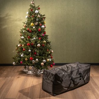 Kerstboom opbergtas 125 x 50 x 40 cm met grote handgrepen. Perfect voor het opbergen van uw kerstboom