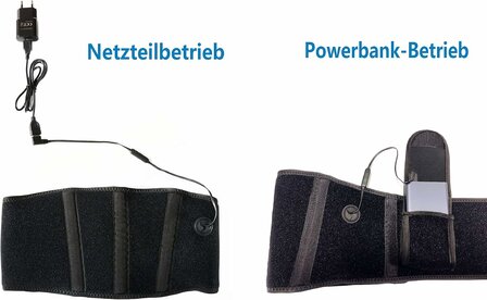 Thermrup&reg; HB619 Mobiele Ferninfrarot (FIR) Warmtegordel &ndash; Draagbare Warmte met Accu &ndash; Verlichting van Rugpijn en Spierspanning &ndash; Oplaadbaar en Draagbaar &ndash; Verstelbare Band voor Comfort&quot;