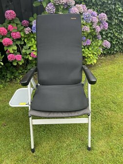 Thermrup&reg; - HS613-XL - Verwarmd Campingstoelkussen XL - 7,4V &ndash; Infrarood Warmtekussen, Zit &amp; Rug Apart Instelbaar, Waterbestendig &amp; Wasbaar, 50x125cm, Inclusief Powerbank