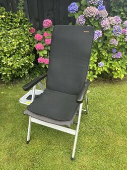 Thermrup&reg; - HS613-XL - Verwarmd Campingstoelkussen XL - 7,4V &ndash; Infrarood Warmtekussen, Zit &amp; Rug Apart Instelbaar, Waterbestendig &amp; Wasbaar, 50x125cm, Inclusief Powerbank