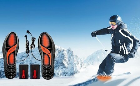 Thermup&reg; - Smart Heat verwarmde inlegzolen met app-bediening - HI616BLU - Bluetooth verstelbare warmte-inlegzolen voor koude dagen, oplaadbaar, individueel aanpasbaar - Unisex verwarmde zolen voor buitenactiviteiten