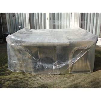 Woordenlijst Miljard aansluiten beschermhoes tuinset tafel max 240 cm met 6/8 stoelen - distrigard -  Distri-Cover Tuinmeubelhoezen