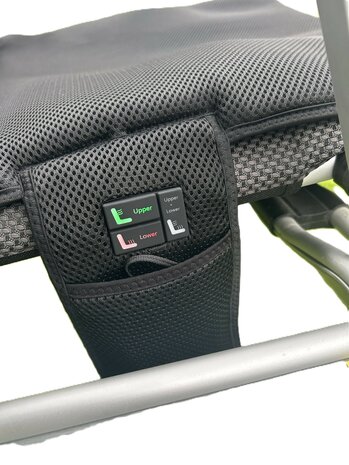 Thermrup® - HS613-XL - Verwarmd Campingstoelkussen XL - 7,4V – Infrarood Warmtekussen, Zit & Rug Apart Instelbaar, Waterbestendig & Wasbaar, 50x125cm, Inclusief Powerbank