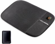 Thermru® stadionkussen - Verwarmd zitkussen met 10.000mAh powerpack - 3 warmtestanden - Voor evenementen, camping, wintersport, thuis en rolstoelgebruik - Zwart - 58x37 cm