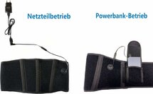 Thermrup® HB619 Mobiele Ferninfrarot (FIR) Warmtegordel – Draagbare Warmte met Accu – Verlichting van Rugpijn en Spierspanning – Oplaadbaar en Draagbaar – Verstelbare Band voor Comfort"