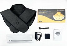 Thermrup® Infrarood Warmtekussen op Accu voor Nek & Schouders - Geleverd met 2 Accu's - Mobiel met 3 Temperatuurstanden - Maat (M) - 15W Verwarmingsvermogen - 3000mAh Li-Po batterij