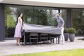 DistriCover Beschermhoes tuinset tafel max 310x180x95 cm met 8/10 stoelen