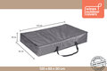 Winza Outdoor Covers - Premium - Kussentas voor Palletkussens - 125x85x30cm - Antraciet - Waterdicht PP Textiel - UV-bestendig - 2 Jaar Garantie