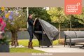 Winza Outdoor Covers - Premium - beschermhoes - BBQ 155 - Afmeting : 155x65x110 cm - BBQhoes - Waterdicht - 2 jaar garantie - Barbecue hoes