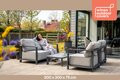 Winza Outdoor Covers - Premium - beschermhoes loungeset 300 cm - Afmeting : 300x300x75 cm - tuinmeubelhoes - loungesethoes - 2 jaar garantie