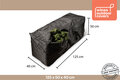 Winza® Opbergtas voor Kunstkerstboom XL 200 CM lang - Deluxe Opbergoplossing met Ritssluiting en Handvaten – Kleur Antraciet – Stevige Tas voor Kerstboomopslag